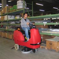 Used RCM Drive T Disc Rider Floor Scrubber