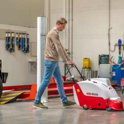 Can a floor sweeper or scrubber be used on different types of flooring? Yes!